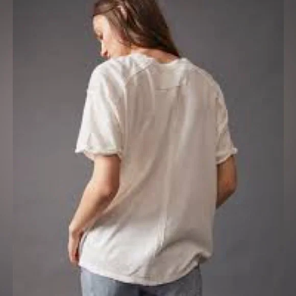 Free People BF Tee in the color Gardenia.  New with tags. - Picture 3 of 10
